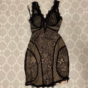 Bodycon lace dress from Bebe